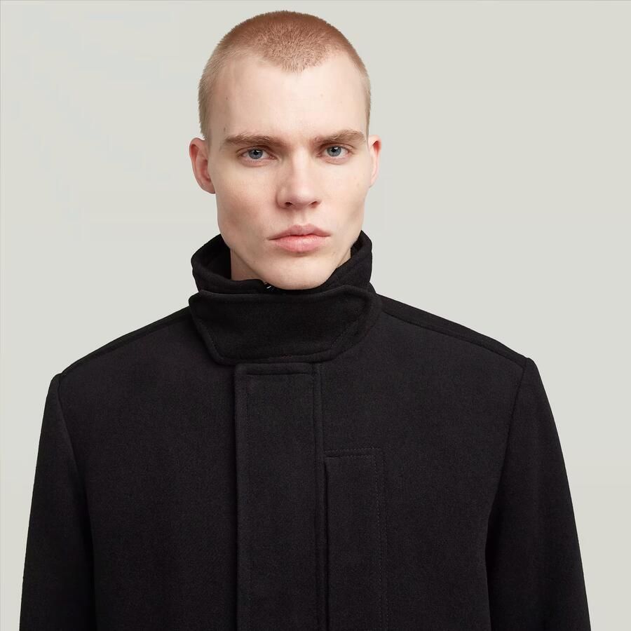 G-Star RAW Garber Wool Trenchcoat Zwart Heren - Foto 3