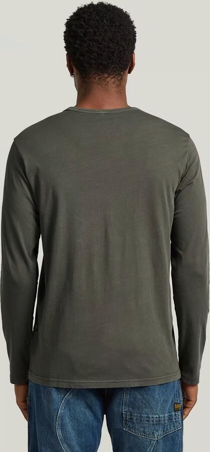 G-Star RAW Garment Dyed Chest Logo T-Shirt Grijs Heren - Foto 6