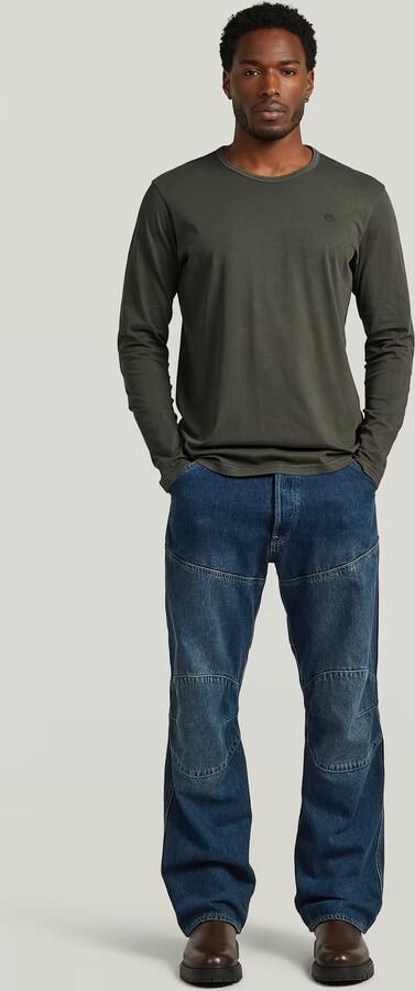 G-Star RAW Garment Dyed Chest Logo T-Shirt Grijs Heren - Foto 7