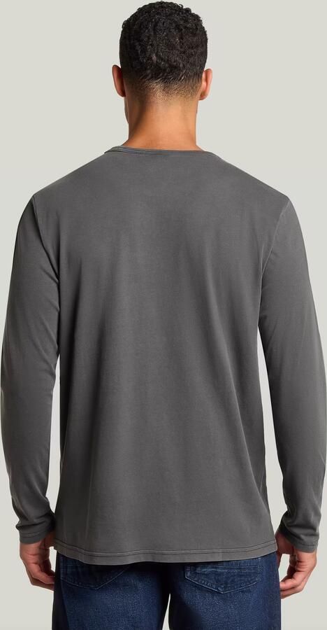 G-Star RAW Garment Dyed Chest Logo T-Shirt Grijs Heren - Foto 4