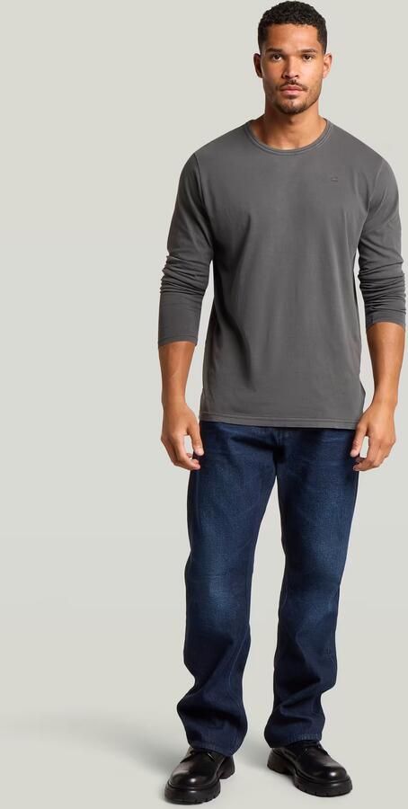G-Star RAW Garment Dyed Chest Logo T-Shirt Grijs Heren - Foto 5