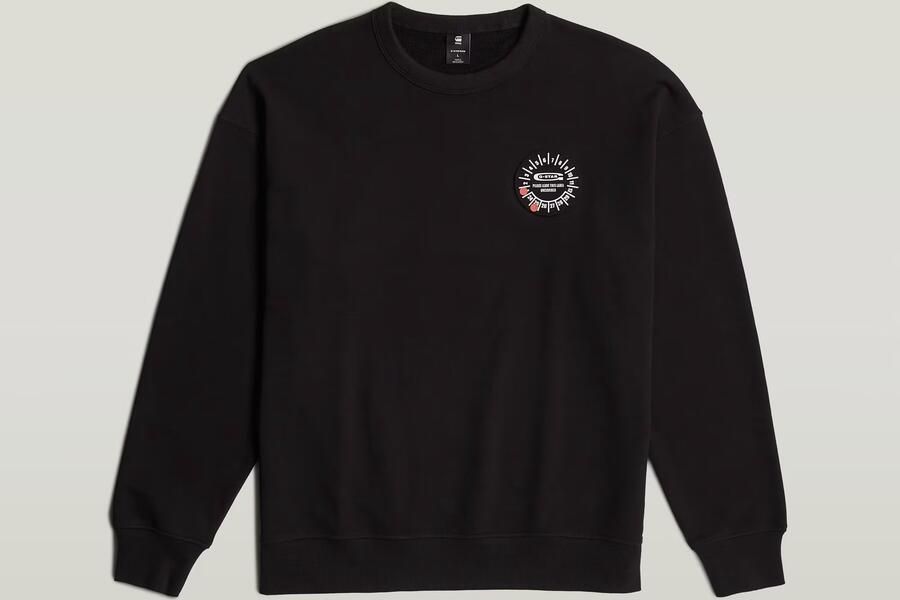 G-Star RAW Gauge Loose Sweater Zwart Heren - Foto 6