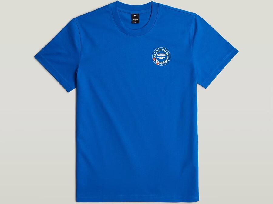 G-Star RAW Gauge T-Shirt Midden blauw Heren - Foto 6