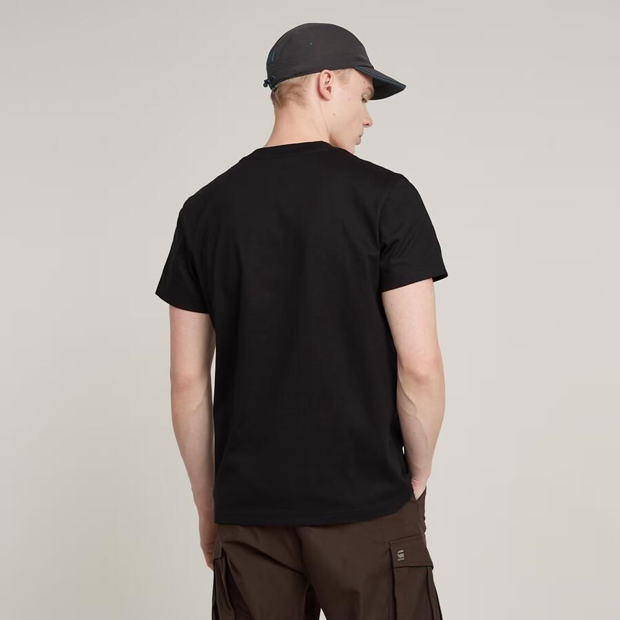 G-Star RAW Gauge T-Shirt Zwart Heren