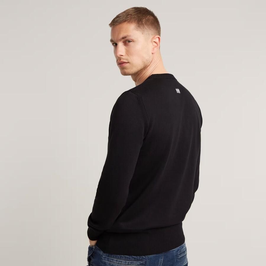 G-Star RAW Gebreide Trui Core Zwart Heren