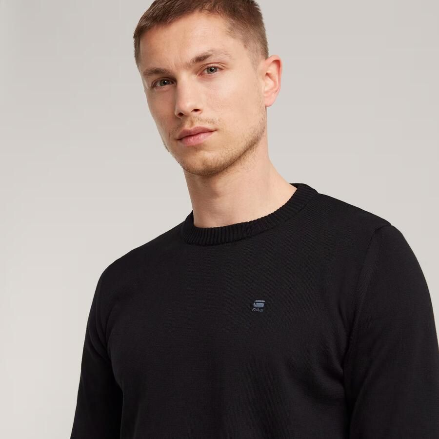 G-Star RAW Gebreide Trui Core Zwart Heren - Foto 3