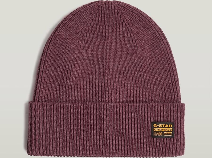 G-Star RAW Geffo Long Beanie Rood Heren