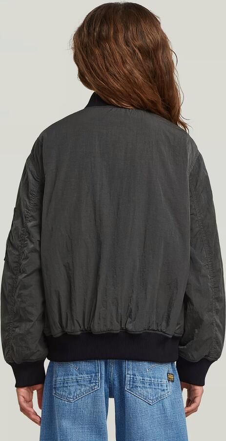 G-Star RAW Gewatteerd Bomberjack voor meisjes Donkerblauw meisjes - Foto 4