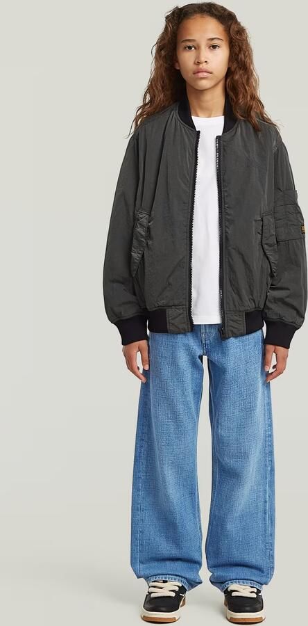 G-Star RAW Gewatteerd Bomberjack voor meisjes Donkerblauw meisjes - Foto 5