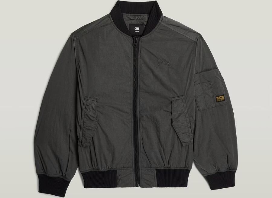 G-Star RAW Gewatteerd Bomberjack voor meisjes Donkerblauw meisjes - Foto 3
