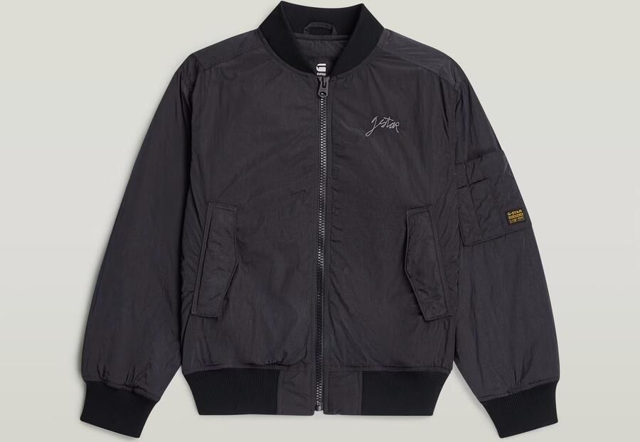G-Star RAW Gewatteerd Bomberjack voor meisjes Donkerblauw meisjes - Foto 3