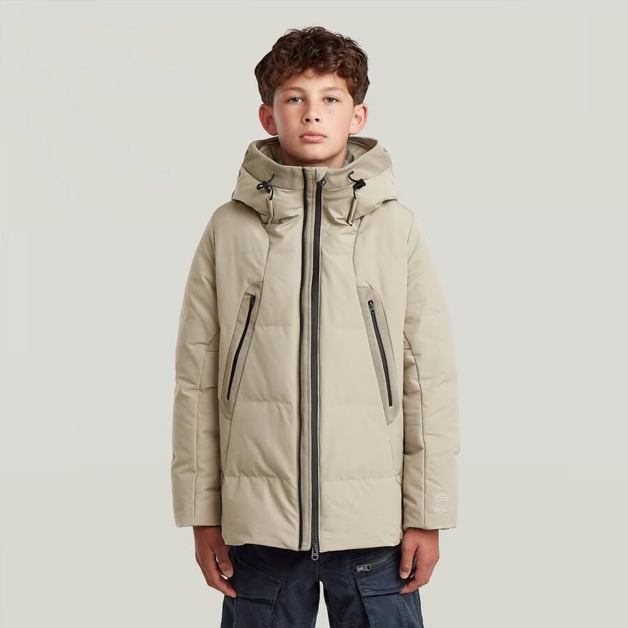 G-Star RAW Gewatteerd jack Cayley voor jongens Beige jongens - Foto 3