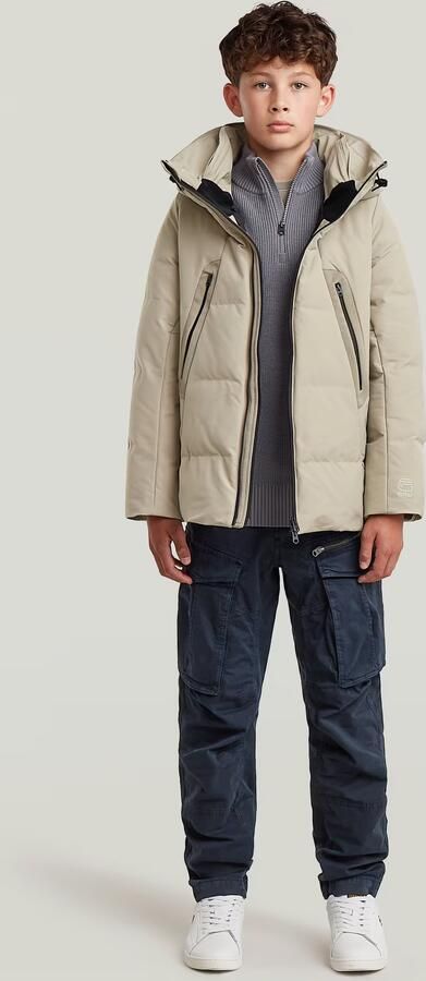 G-Star RAW Gewatteerd jack Cayley voor jongens Beige jongens - Foto 8