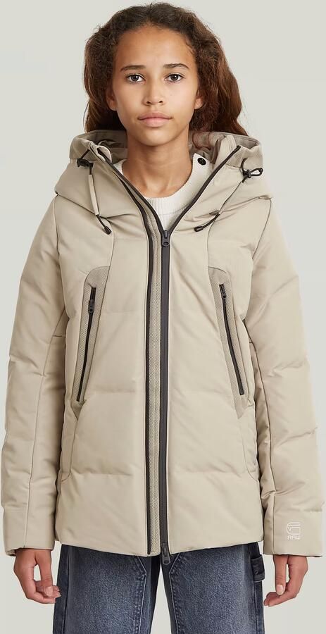 G-Star RAW Gewatteerd jack Cayley voor meisjes Beige meisjes