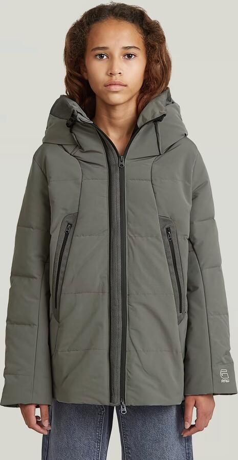 G-Star RAW Gewatteerd jack Cayley voor meisjes Grijs meisjes