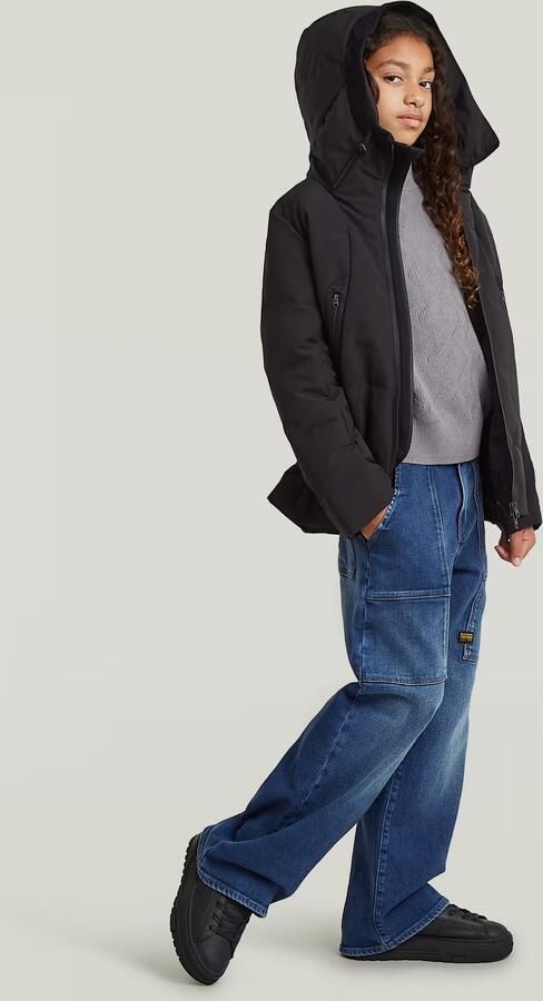 G-Star RAW Gewatteerd jack Cayley voor meisjes Zwart meisjes - Foto 3