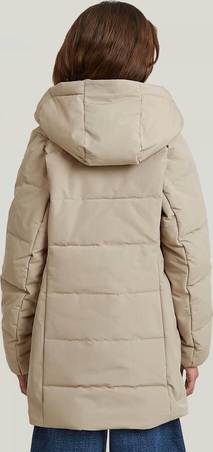 G-Star RAW Gewatteerd lang jack Cayley voor meisjes Beige meisjes - Foto 5