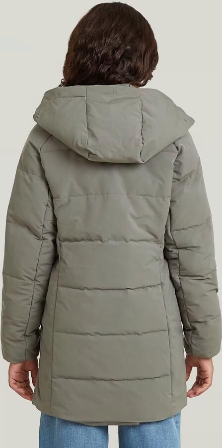 G-Star RAW Gewatteerd lang jack Cayley voor meisjes Grijs meisjes - Foto 5