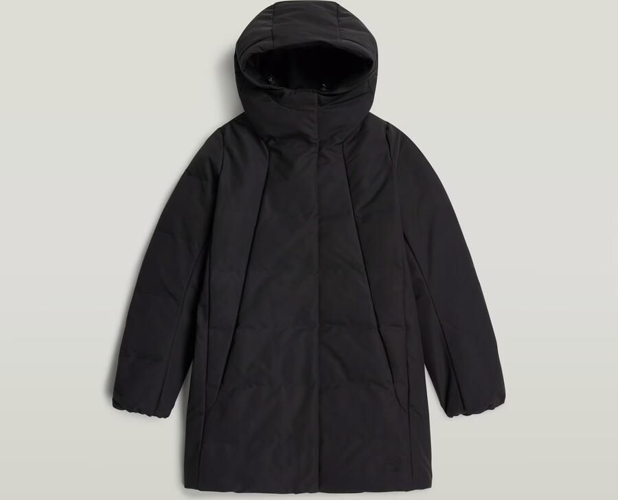 G-Star RAW Gewatteerd lang jack Cayley voor meisjes Zwart meisjes - Foto 5
