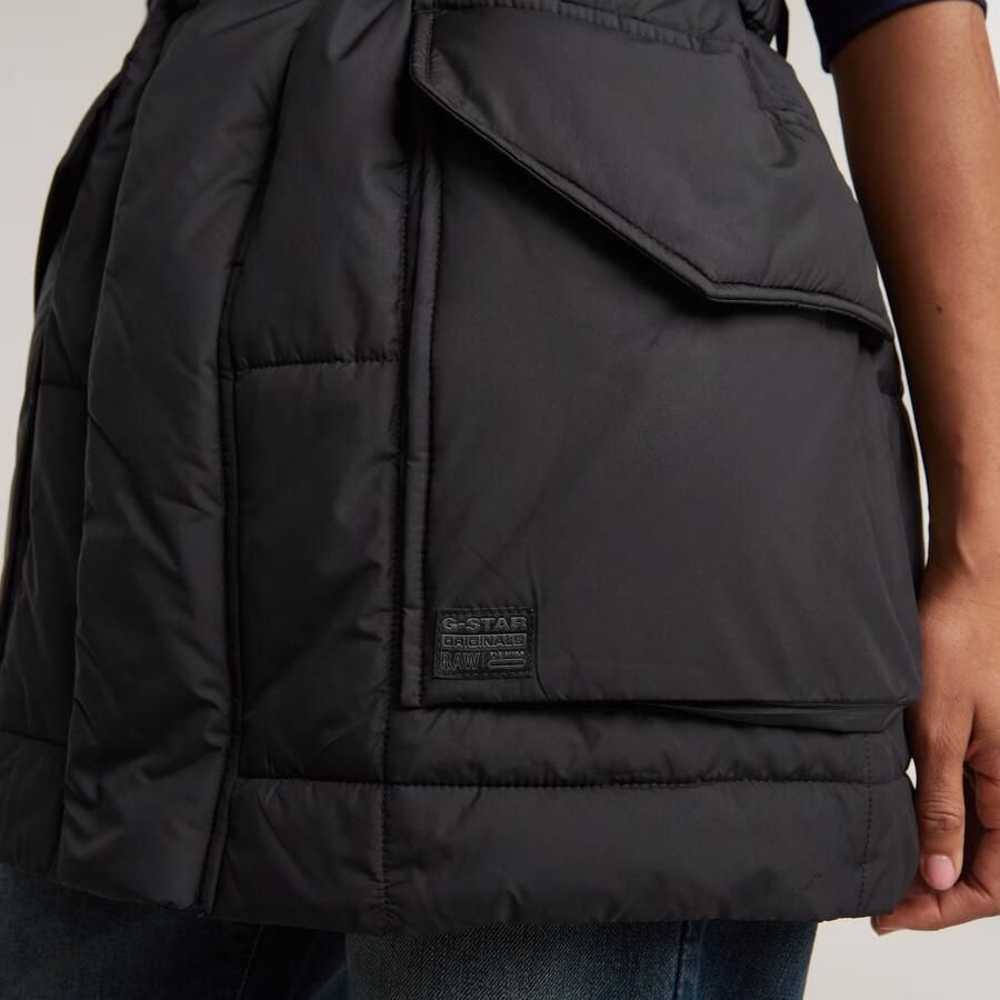 G-Star RAW Gewatteerde Bodywarmer Belted Zwart Dames - Foto 4