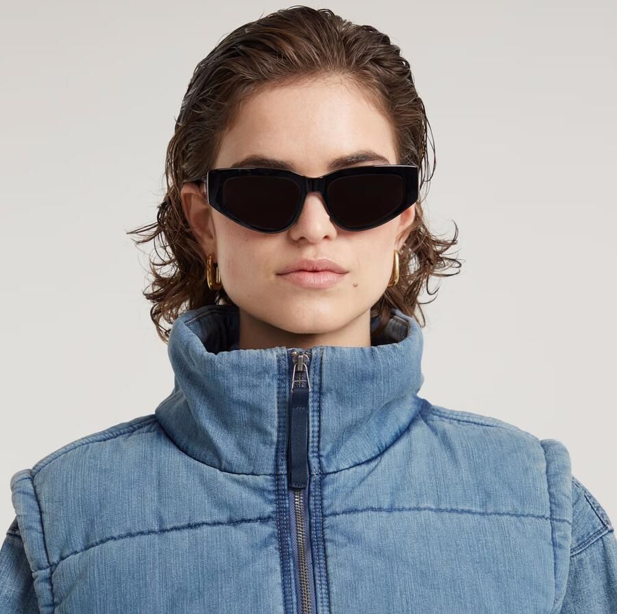 G-Star RAW Gewatteerde Bodywarmer Mae Midden blauw Dames - Foto 6