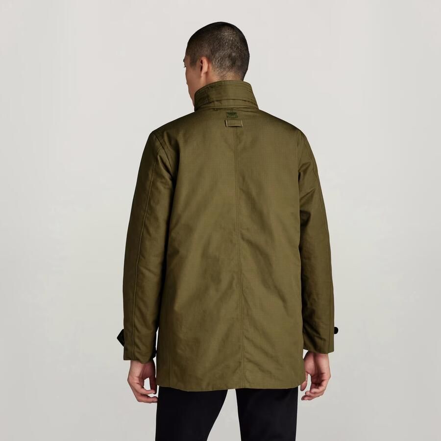 G-Star RAW Gewatteerde Trenchcoat Groen Heren - Foto 2