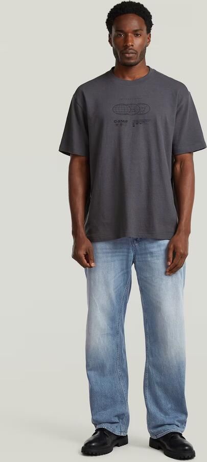 G-Star RAW Globes Relaxed T-Shirt Grijs Heren - Foto 7