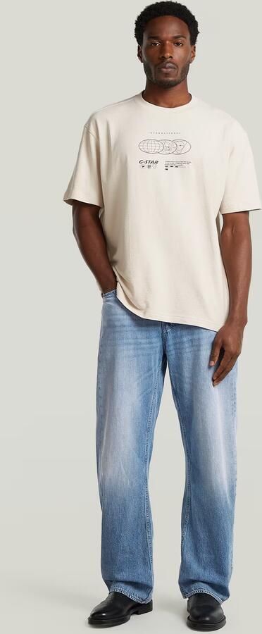 G-Star RAW Globes Relaxed T-Shirt Wit Heren - Foto 7