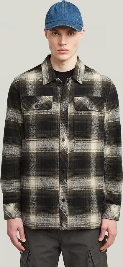 G-Star Raw Regular fit vrijetijdsoverhemd met borstzakken - Foto 9