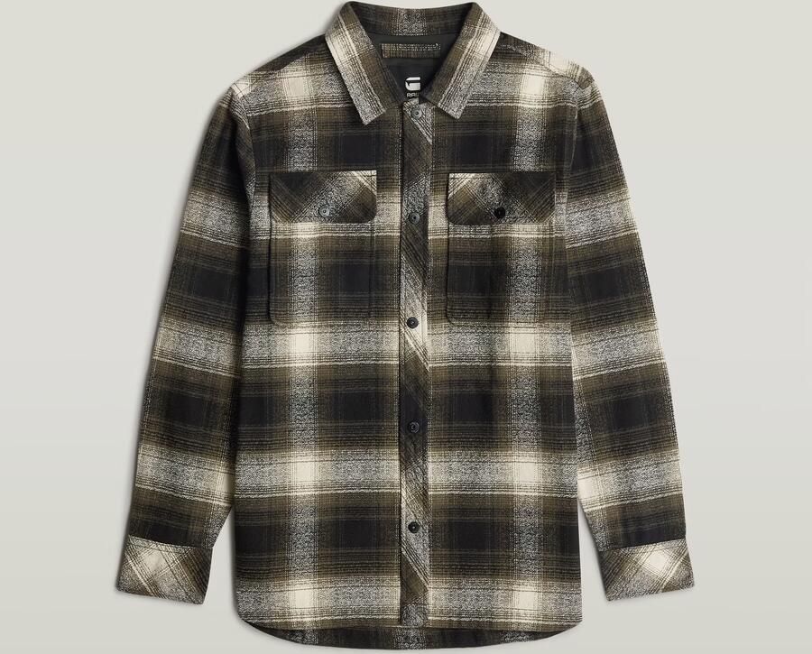 G-Star Raw Regular fit vrijetijdsoverhemd met borstzakken - Foto 5