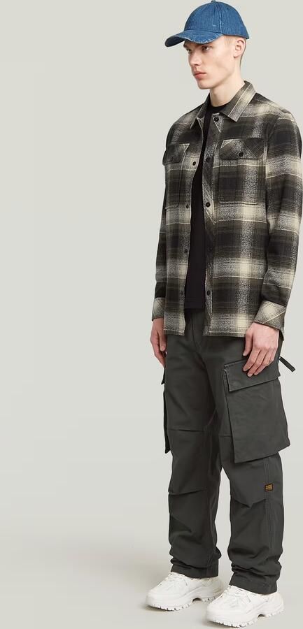 G-Star Raw Regular fit vrijetijdsoverhemd met borstzakken - Foto 8