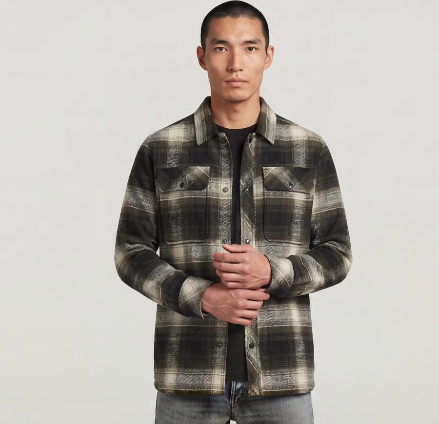 G-Star Raw Regular fit vrijetijdsoverhemd met borstzakken - Foto 5