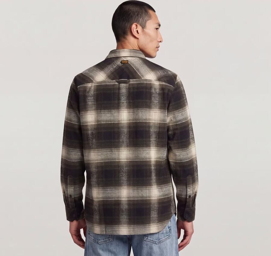 G-Star Raw Regular fit vrijetijdsoverhemd met borstzakken - Foto 7