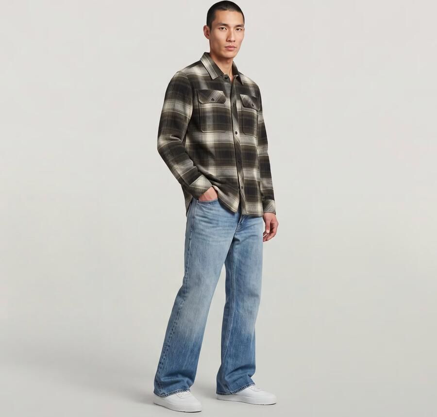 G-Star Raw Regular fit vrijetijdsoverhemd met borstzakken - Foto 6