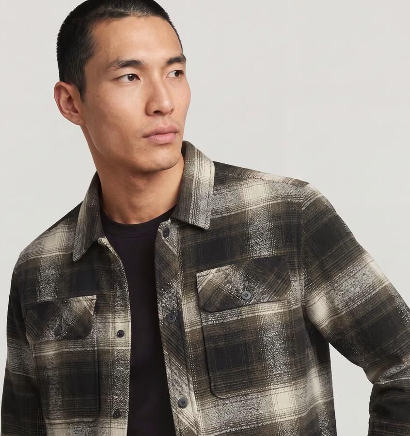 G-Star Raw Regular fit vrijetijdsoverhemd met borstzakken - Foto 8