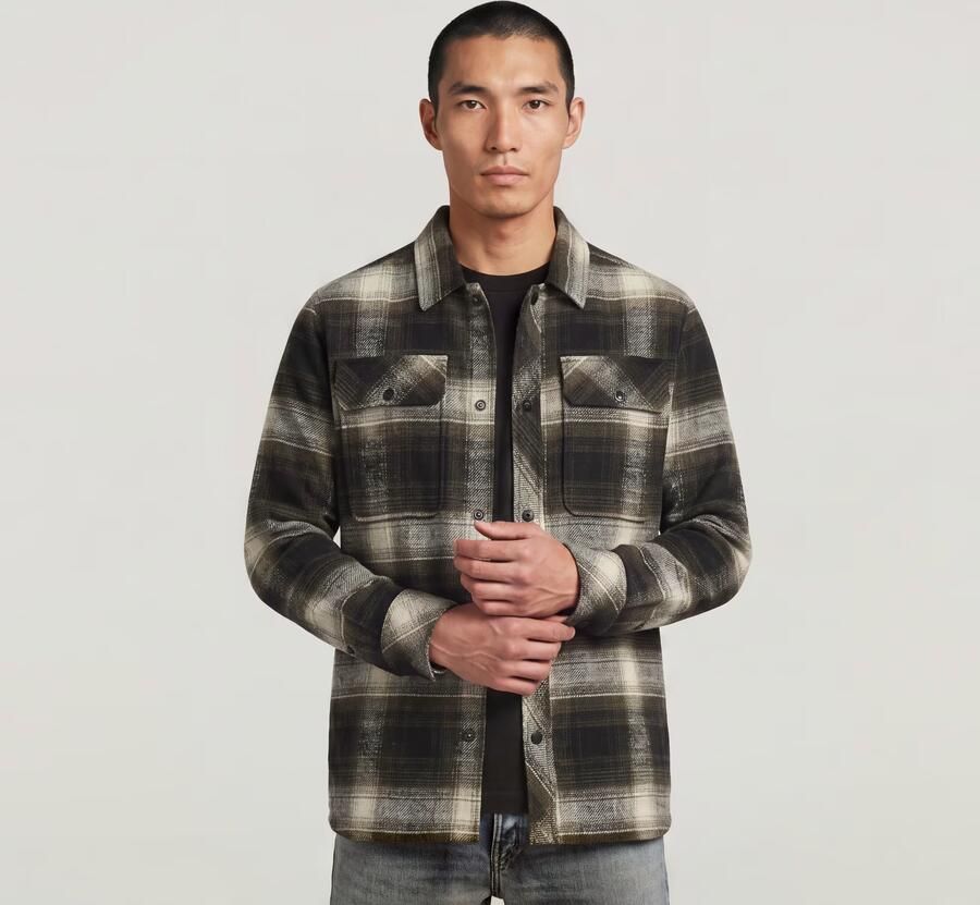 G-Star Raw Regular fit vrijetijdsoverhemd met borstzakken - Foto 6