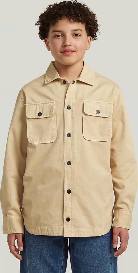 G-Star RAW GPO Overshirt voor jongens Beige jongens