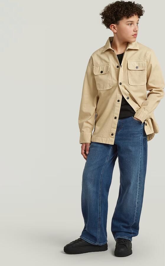 G-Star RAW GPO Overshirt voor jongens Beige jongens - Foto 4