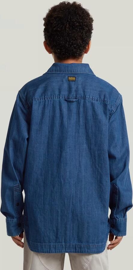 G-Star RAW GPO Overshirt voor jongens Donkerblauw jongens - Foto 5