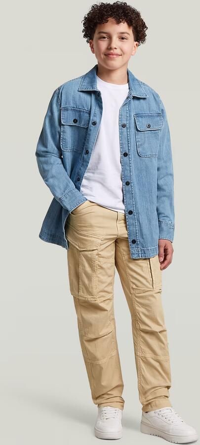 G-Star RAW GPO Overshirt voor jongens Lichtblauw jongens - Foto 5