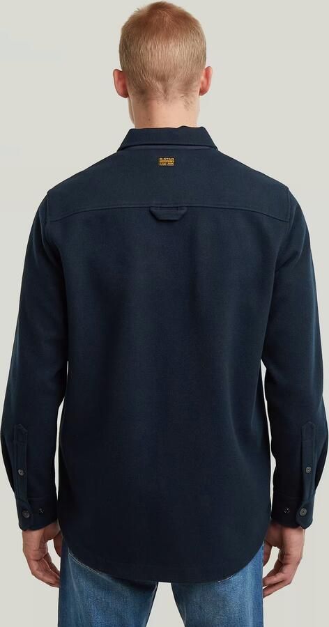 G-Star RAW GPO Zip Overshirt Donkerblauw Heren