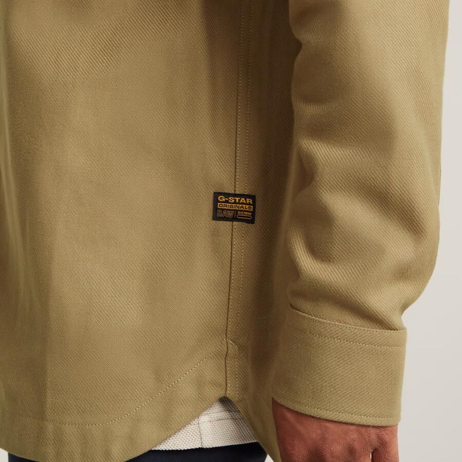 G-Star RAW GPO Zip Overshirt Groen Heren - Foto 3