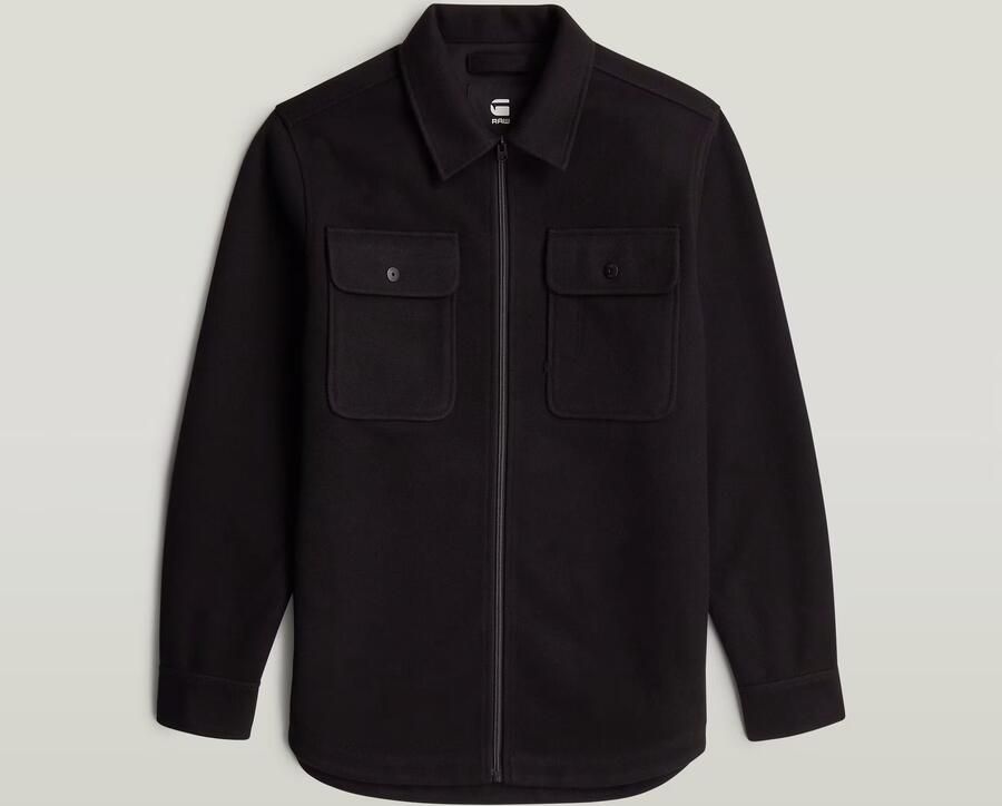 G-Star Raw Regular fit overhemdjack met ritssluiting - Foto 4