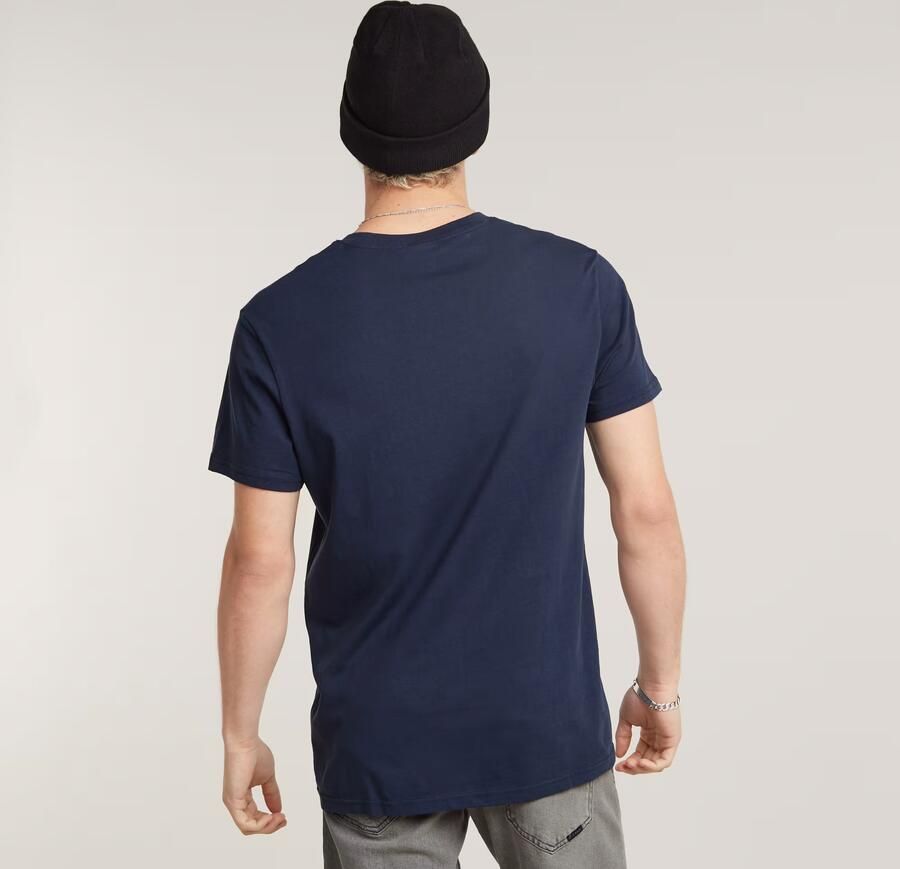 G-Star T-shirt met korte mouwen Graphic 8 r t Blauw Heren - Foto 5
