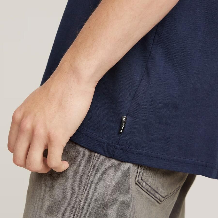 G-Star T-shirt met korte mouwen Graphic 8 r t Blauw Heren - Foto 3