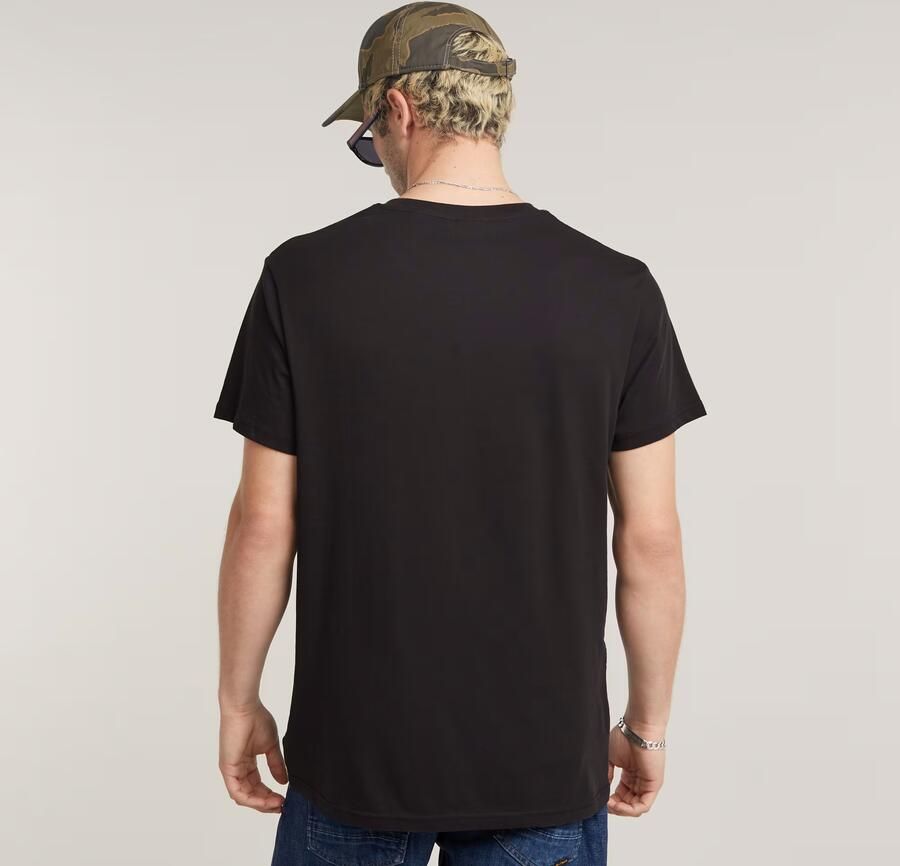 G-Star Biologisch Katoenen Heren T-Shirt Black Heren - Foto 6