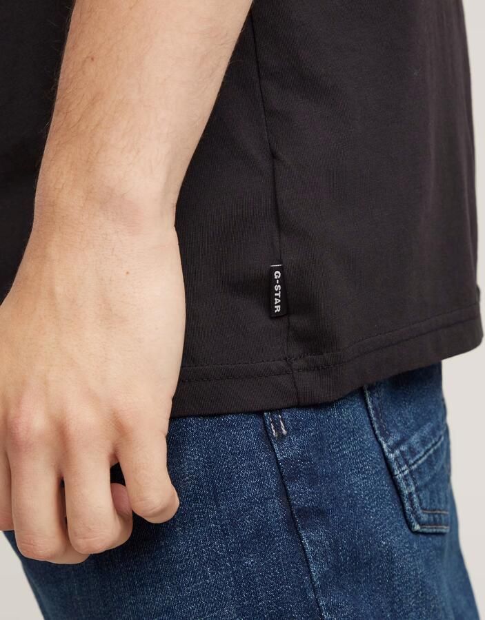 G-Star Biologisch Katoenen Heren T-Shirt Black Heren - Foto 8