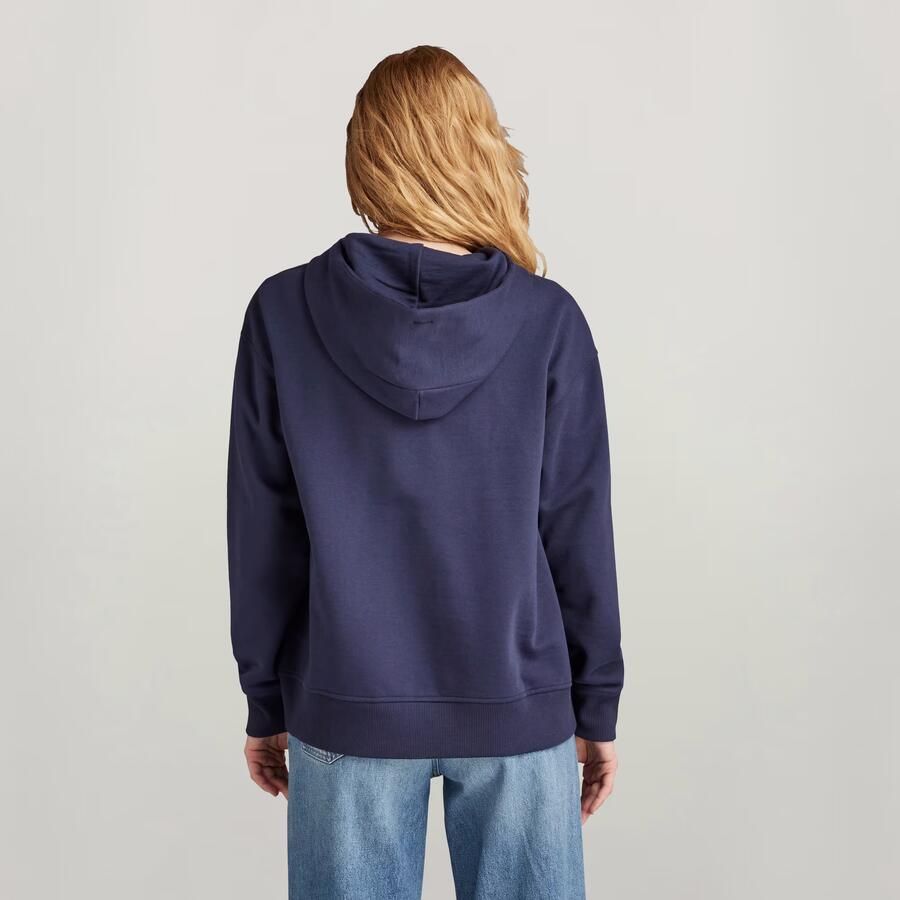 G-Star RAW Graphic Core Hoodie Donkerblauw Dames - Foto 4
