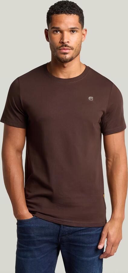 G-Star RAW Graw Slim T-Shirt Bruin Heren