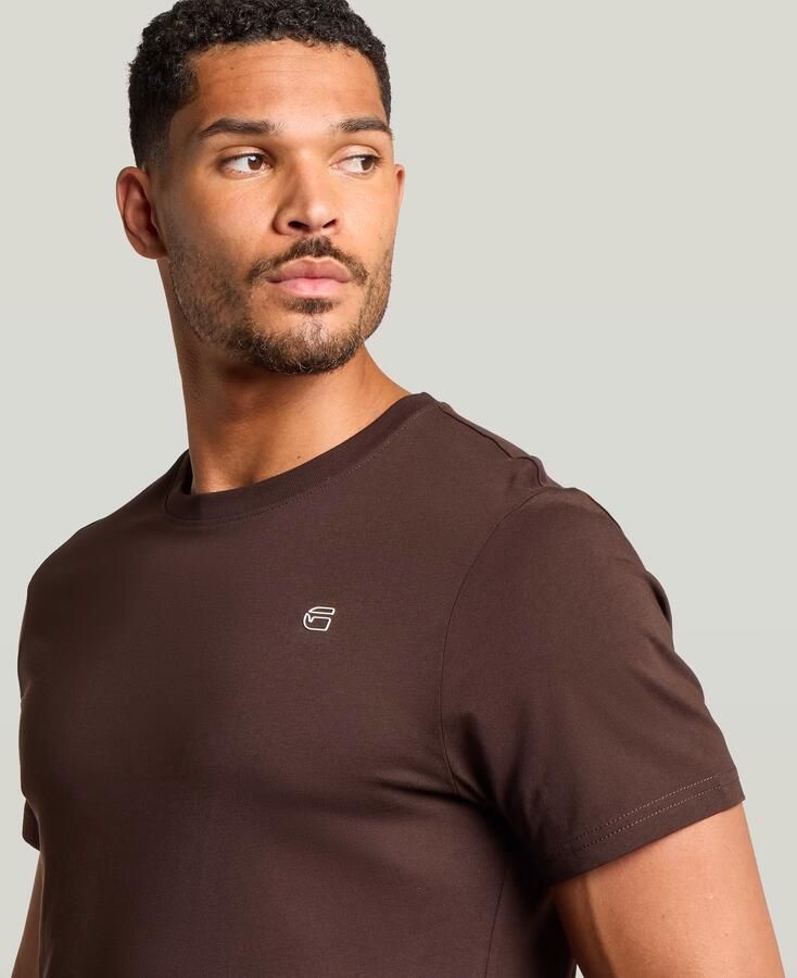 G-Star RAW Graw Slim T-Shirt Bruin Heren - Foto 4